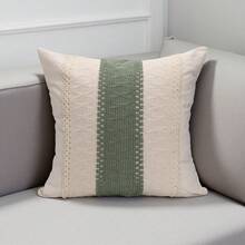 1pc Bohemian Style Decorative Pillow Cover - Green - View 5