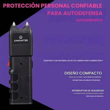 Dispositivo De  Multifuncional Aimhunter Linterna Led Recargable De 120 Lumens Para Vigilancia Preventiva Y Emergencias Con - Negro - Ver 5