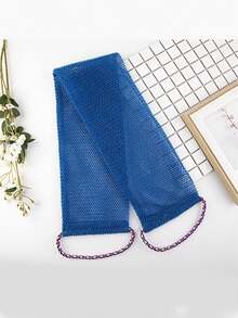 1pc African Loofah Sponge, African Exfoliating Bath Back Scrubber Towel With Drawstring, Mesh Body Scrub Sponge With Rope Handle, Unisex Long Exfoliating Bath Sponge, Multi-Functional Exfoliating Face Towel, Elastic Back Scrub Towel, Suitable For Bathing, Skin Cleansing And Massage - Multicolor - View 16