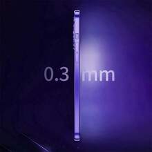 Hadaasi 1pc Purple Anti-Fall Lens Protection Electroplated Hard Case With Dust Net, Ultra-Thin Transparent Phone Case Compatible With IPhone 17e/17Pro/17ProMax/17Air/17/16Pro/16ProMax/16Plus/16/15Pro/15ProMax/15Plus/15/14Pro/14ProMax/14Plus/14/13Pro/13ProMax/13/12Pro/12ProMax/12/11ProMax/11/11Pro/XSMax/XR/XS/X - Purple - View 7