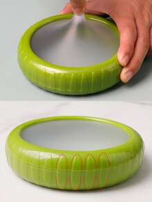 1 hộp đựng rau củ quả hai mặt bằng silicon, thiết kế màng mỏng kín khí, hộp đựng mini dùng trong tủ lạnh, bát tròn kín khí có thể tái sử dụng, xếp chồng được, tiện dụng cho ký túc xá và nhà bếp, bát đựng mini, vật dụng không thể thiếu trong nhà bếp. - Xem 7