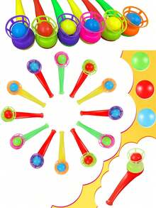 3/6/12 piezas Bola inflable de levitación de colores aleatorios, juguete antiestrés - Multicolor - Ver 2