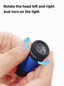 Đèn pin cầm tay sạc USB, khóa đồng, đèn pin mini, đèn cắm trại, đồ dùng ngoài trời, đèn pin nhỏ bằng hợp kim đồng LED sáng, đèn pin mini bỏ túi dễ thương, móc khóa, đèn pin nhỏ bằng nhựa đa chức năng, chống nước, quà tặng, đèn chiếu sáng ban đêm ngoài trời - Đèn pin mini - Xem 9