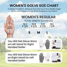 FINGER TEN Women's Golf Glove 1 Pack For Right Handed Golfer, Enhanced Grip & All-Weather Comfort For Stable Swing Control, Durable Glove Available In S M L For Women Golfers - Pink - View 6