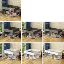 Interlocking Metal Wire Mesh Pet Playpen, DIY Dog Safety Exercise Fence, Suitable For Puppies, Small Dogs And Small Pets - Multicolor - View 4