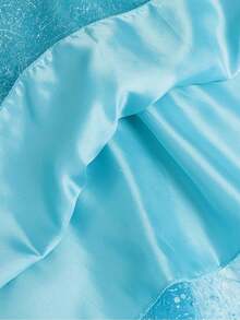 Đầm dài tay lưới đính hạt cho bé gái, kiểu dáng thường ngày mới, phù hợp cho các buổi đi chơi, tụ họp bạn bè, tiệc sinh nhật và các sự kiện quan trọng khác. - Màu xanh nhạt - Xem 7