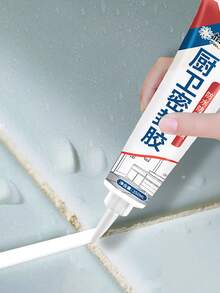 High-Quality Sealant, Adhesive, Silicone Sealant, Waterproof & Mildew-Resistant Sealant, Kitchen & Bathroom Sealant - Strong Bonding, Heat & Cold Resistant, Suitable For Toilet, Sink, Kitchen, Sink, Shower Enclosure - A - View 6