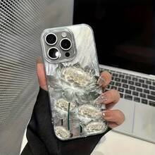 1 chiếc ốp lưng điện thoại Feather Shell Minimalist IMD họa tiết hoa sen trắng rực rỡ, tương thích với iPhone 16 Pro Max, 17/16/15/14 Plus, 13/12/11, Air và các dòng khác, phiên bản quốc tế, không phải phiên bản nội địa. - Nhiều màu - Xem 4