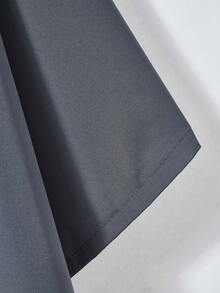 Japanischer/Hongkonger Stil einfarbiger vielseitiger Windbreaker-Cardigan in Mittellänge, inspiriert vom chinesischen traditionellen Hanfu, leichte Jacke, Cosplay-Oberbekleidung für den Frühling - Grau - Übersicht 6