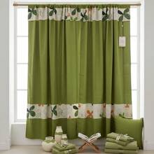 Cortina Olimpia 3m x 2.10m Elegante y Moderna – Ideal para Sala, Recámara, Comedor u Oficina – Variedad de Colores - Verde - Ver 1