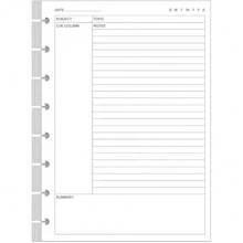 Size Cornell Notes Filler Paper - A5 TUL Custom Note-TaFKing System 8 Disc Discbound Refill Pages, 50 Sheets/100 Pages, 100 Gsm White Paper, 5.8\ X 8.3\ - 8碟裝/青少年尺寸 - 查看 1