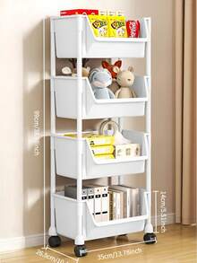 Xe đẩy đựng đồ 3/4/5 tầng có bánh xe – Kệ đựng đồ nhiều tầng, xe đẩy đựng đồ phòng tắm, dễ di chuyển, thiết kế tháo rời, tiết kiệm không gian, trang bị bánh xe xoay 360°. Thích hợp cho nhà bếp, phòng tắm và phòng khách. - Nhiều thông số kỹ thuật - Xem 8