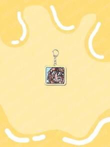 1 chiếc móc khóa hình người ngoài hành tinh hoạt hình dễ thương bằng acrylic, dùng để trang trí ba lô/phụ kiện túi xách/móc ví/quà tặng cho bạn bè. - Nhiều màu - Xem 9