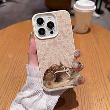 1 ốp lưng điện thoại TPU mềm họa tiết dây ren hình hươu, tương thích với iPhone 17 Pro Max/17/16 Pro Max/15/13/12/11, S20 FE/A15/S24/A55, Note 11/12/13 Pro, ốp bảo vệ toàn thân chống sốc. - trắng - Xem 4