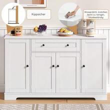 Mobile Storage Islands - White - View 4