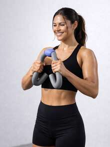 CARDIO BEAT Ejercitador Multifuncional para Muslos, Glúteos y Brazos – Compacto y Fácil de Usar - Gris Claro - Ver 4