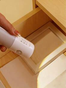 Lampe à détecteur de mouvement LED 3-en-1, avec fonction de détecteur de mouvement, lampe murale LED, lampe de chevet, lampe d'armoire, lampe de poche murale, veilleuse LED portable, avec câble de charge USB, 3 options de couleur, gradable, convient pour escaliers, couloir, chambre, salle de bain, cuisine, pièce, salle de bain, porche, table de chevet, bureau, armoire - Multicolore - Voir 6