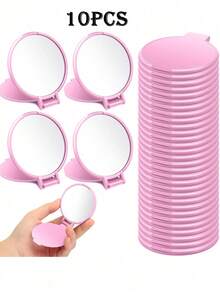 10 chiếc gương trang điểm mini tròn gấp gọn, gương bỏ túi nhỏ gọn, dùng hàng ngày khi đi du lịch cho phụ nữ, quà tặng Ngày của Mẹ, gương tròn nhỏ, trang trí nhà cửa, đồ dùng học tập, quà tặng tiệc cưới, 1 chiếc - màu đen - Xem 15