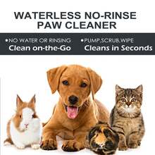 YEGBONG Pet Paw Cleaning Foam, Dog Cat Gentle Pet-Friendly Skin Care No-Rinse Dirt & Odors Removal Convenient Portable Foot Paw Cleaning Pet Healthcare Easy Cleaning Pet Product - Black - View 6