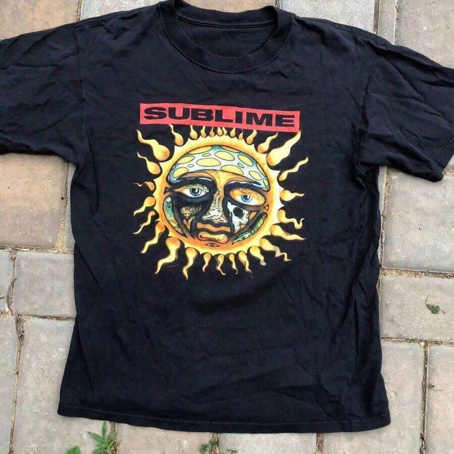 2026 Summer ClothesWashed T Shirt Frank Oceans Blonde Album Music Hip Hop Vintage T-Shirts Oversize Streetwear Cotton Summer Tees For Men WomenLoose A - 黑色2 - 查看 1