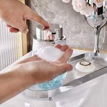 1 chai tạo bọt, bơm xà phòng tạo bọt có thể nạp lại, chai đựng sữa rửa mặt tạo bọt, xà phòng rửa tay, dầu gội, sữa tắm, phụ kiện để bàn trong phòng tắm, chai đựng dầu gội, sữa tắm, xà phòng rửa tay tạo bọt dùng khi đi du lịch và ở nhà. - Nhiều màu - Xem 1