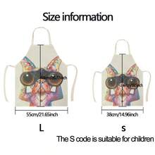 1pc Maneki-Neko Design Apron, Creative Funny Fashionable Printed Apron, Home Cleaning Apron, Easy Clean Kitchen Cooking Apron, Creative Home Apron - Multicolor - View 5