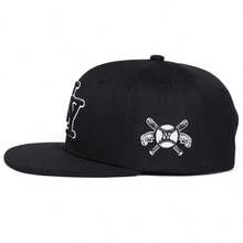 1 قطعة قبعة بيسبول رجالية بتصميم R Snapback مطرزة بحرف مخصص، قبعة موضة الشارع كاجوال للربيع والخريف والسفر والشاطئ والعطلات - متعدد الألوان - مشاهدة 7
