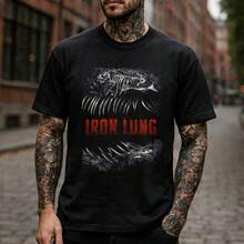 Comfort Iron Lung Horror Shirt Indie Sci-Fi Horror Game Inspired Apparel, Markiplier Psychological T - Black - View 1