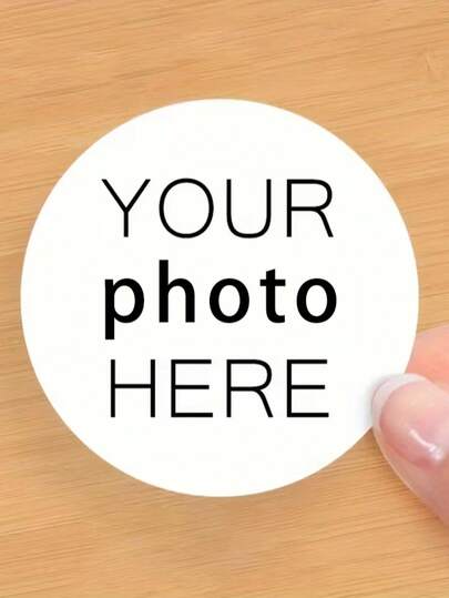 Customizable Personalized Round Stickers In Multiple Sizes, Suitable For Businesses, Wedding Parties, And Birthday Parties.