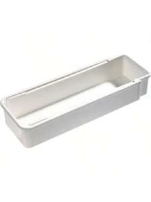 1 Giá đựng dụng cụ nhà bếp có thể mở rộng, dùng để sắp xếp dụng cụ nhà bếp, bát đĩa và đồ trang trí, phù hợp với tủ hoặc ngăn kéo, trang trí mùa thu | trang trí ngày lễ | trang trí phòng | trang trí nhà cửa | trang trí phòng ngủ mùa thu - trắng - Xem 11