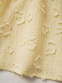 Women's V-Neck Spaghetti Strap Casual Backless Vacation Top, Boho Style For Beach, Easter, Coachella Music Festival, Tropical Holiday - Yellow - View 3