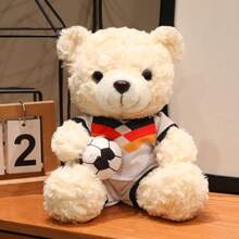 可爱有趣的新泽西泰迪熊,柔软的橄榄球泰迪熊毛绒玩具,非常适合儿童节日,纪念泰迪熊,可拆卸球衣泰迪熊玩偶,送给男朋友的完美礼物,毛绒玩偶,收藏品。 - 彩色 - 查看 18