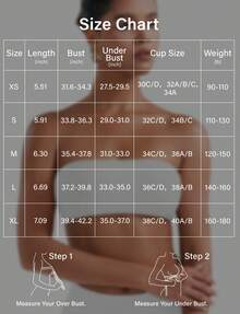 VOYJOY Impact Backless Bandeau Bra Workout Strapless Bandeau Basic Tank Top Adjustable - White - View 4