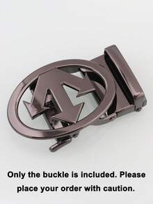 男士纹理PU皮革腰带，配箭头圆形自动扣，金色/银色/黑色镀层扣环，可调节棘轮设计，白色缝线细节，奢华商务休闲风格，父亲节和周年纪念日的完美礼物 - 彩色 - 查看 10