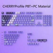 PBT Crystal Transparent Jelly Keycaps, Cherry Profile Shine Through Keycaps For Mechanical Keyboard, 6.25U Spacebar Compatible With MX Switches, Cute Pink Blue Purple Custom Keyboard Keycaps - View 15
