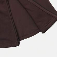 Adidas Chaqueta de punto SLIM KNIT para mujer, abrigo con capucha de punto KF2669 - Marrón - Ver 5