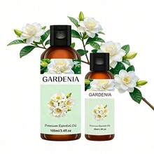 100毫升/3.4盎司 + 30毫升/1.0盎司栀子花精油扩香套装，栀子花精油，按摩油，家居香氛扩香器，面部护理礼品 - 梔子花味道 - 查看 9