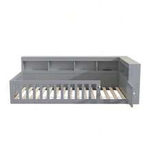 Kids Bed Frames, Headboards & Footboards - Gray + Particle Board + 90cm*200cm - View 11