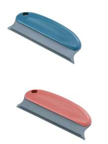 Pet Hair Cleaning Brush, Dual-Tooth Deshedding Tool, Made Of ABS Material, Suitable For Cleaning Pet Hair On Clothes, Carpets, Sofas, Bedding, Curtains, Household Pet Hair Removal Cleaning Supplies - Multicolor - View 13