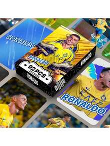 92张足球明星卡，收藏卡，足球明星周边产品，LOMO小卡92张（60张卡片+32张贴纸） - 彩色 - 查看 2