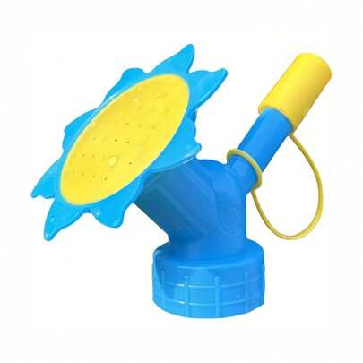 Bộ 2/4 vòi tưới cây 2 trong 1 kiểu hoa hướng dương, vòi dài, dụng cụ tưới chậu hoa trong nhà, màu ngẫu nhiên.