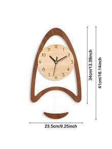 16-Inch Swinging Wall Clock, Luxury Minimalist Decor, Silent Battery Operated, Suitable For Home, School, Office - 1PC - View 4