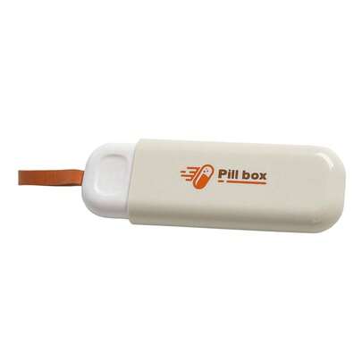 Portable Mini Pill Organizer Travel Container With Multiple Grid Compartments And Compact Sealed Box For Vitamins And Daily Medication, Two Pieces Set