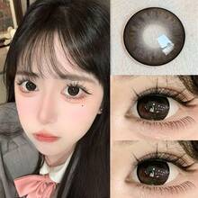 1 Pair JEWELENS Black & Brown Enlarging Pupil Eye Makeup - Black - View 2
