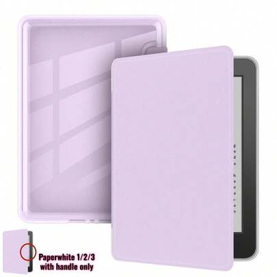 Ốp bảo vệ Kindle Paperwhite siêu trong suốt bằng acrylic, lớp đệm mềm TPU, chức năng tự động bật/tắt màn hình.