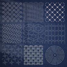 9件套可重复使用的PET刺绣模板，DIY几何线条缝纫图案模板 - mb-1套 - 查看 8