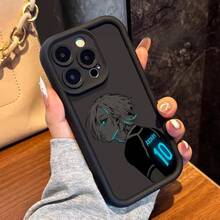 アニメボーイライトるスマホケース  16 15 14 13 12 11 XS X Plus Pro Max対応 トレンドスタイル ファッショナブル 軽量 保護的 高品質 傷つきにくい 耐久性 ギフト ベストセラー 新しい到着 インスタYINGえケース、日用品、トレンドアクセサリー、ライトる - ブラック - チェックする 2
