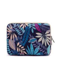 Plant 1pc LISEN 8-Inch Tablet Sleeve Bag, Suitable For 7.9-Inch Apple Mini, 8.4-Inch M5/M6/Y700 - Colorful Leaves Blue Background - View 9