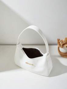 Lychee Texture Underarm Bag, Women's Fashion One Shoulder Diagonal Bag, Baguette Bag - Multicolor - View 7