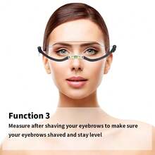 1pc Eyebrow Shaping Ruler, Eyebrow Design Tool, Symmetrical Eyebrow Positioning Ruler [Suitable For Personal Use, Beauty Salon, Gifts] - Multicolor - View 6